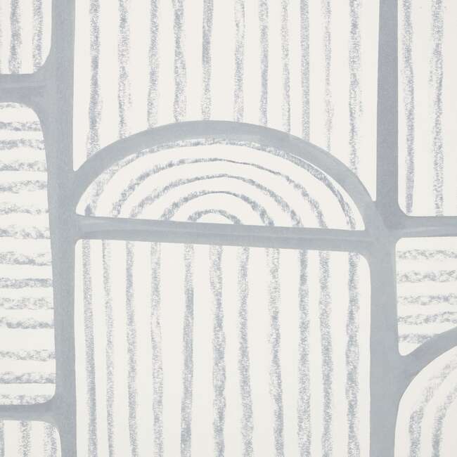 Bloomsbury 10-Yard Wallpaper, Cool Gray - Wallpaper - 4