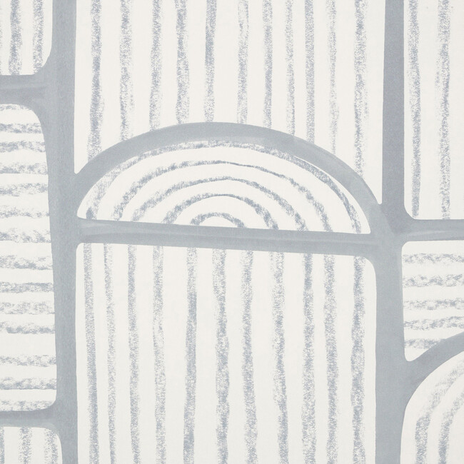 Bloomsbury 10-Yard Wallpaper, Cool Gray - Wallpaper - 8