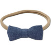Itty Bitty Bow Baby Headband, Blue - Hair Accessories - 1 - thumbnail