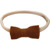 Itty Bitty Bow Baby Headband, Brown - Bows - 1 - thumbnail