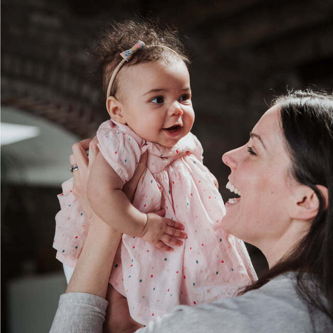 Itty Bitty Bow Baby Headband, Brown - Bows - 2