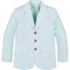 Organic Classic Seersucker Suit Jacket, Mint Seersucker - Blazers & Sport Coats - 1 - thumbnail
