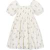 Organic Bubble Sleeve Smocked Dress, Harvest Floral - Dresses - 2