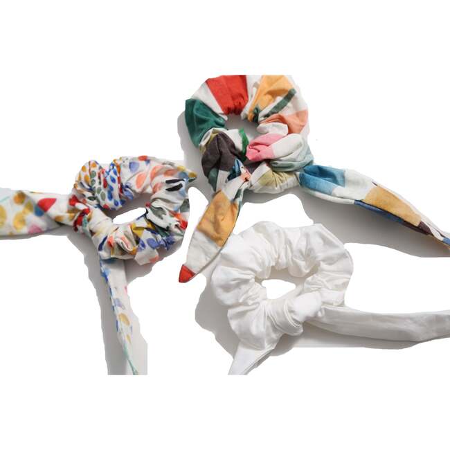 Petite Classic Scrunchie (Set of 3), Rainbow - Scrunchies - 3