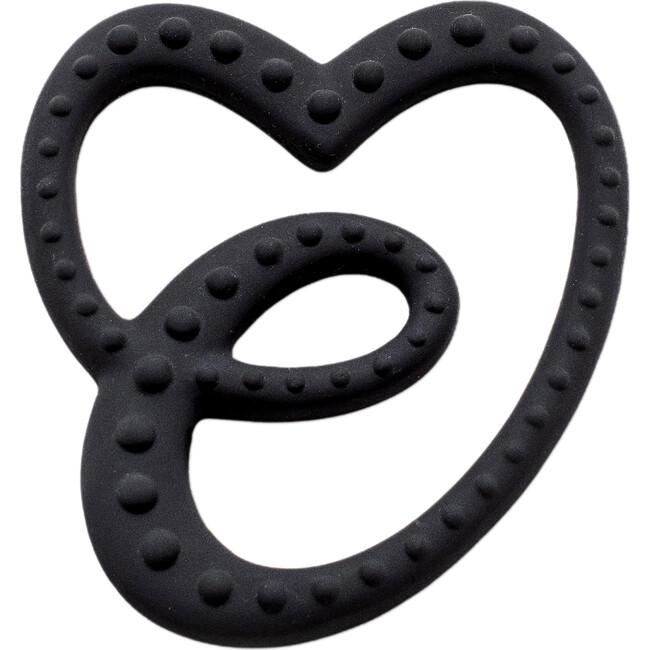 Sensory Flexible Rubber Teether, Black