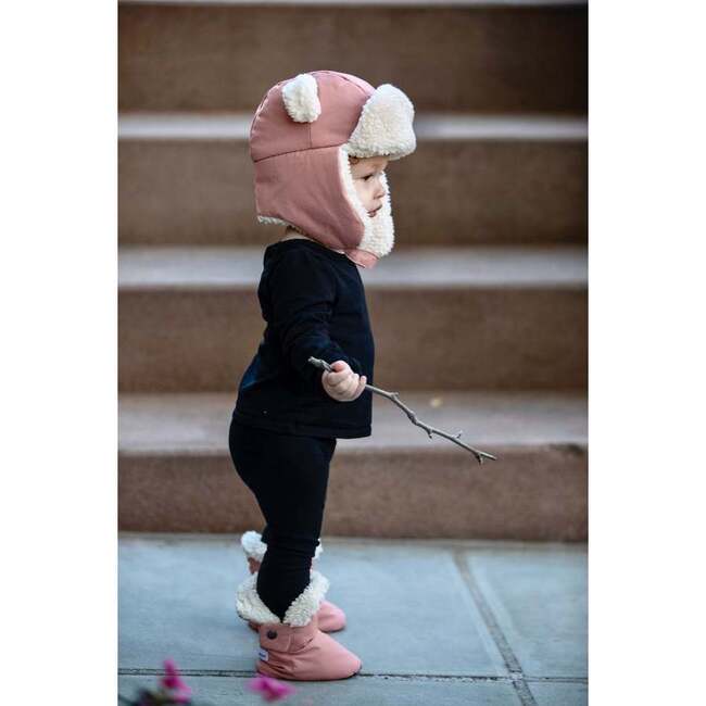 Benji Baby Booties, Rose Dawn Quilted - Booties - 3