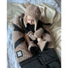 Baby Teddy Booties, Oatmeal - Booties - 4 - thumbnail