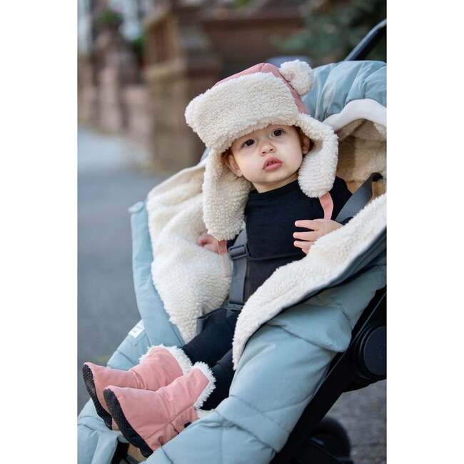 Benji Baby Booties, Rose Dawn Quilted - Booties - 6