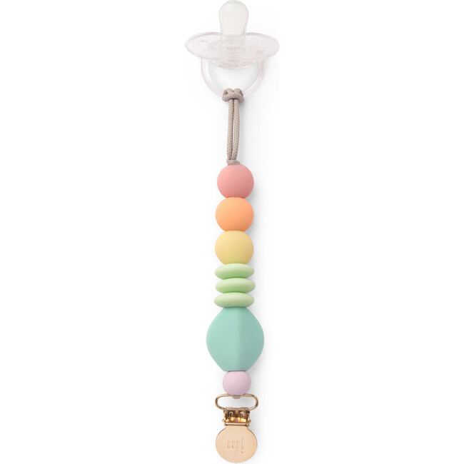 *Exclusive Rainbow Sherbet Pacifier Clip