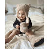 Baby Teddy Booties, Oatmeal - Booties - 5 - thumbnail