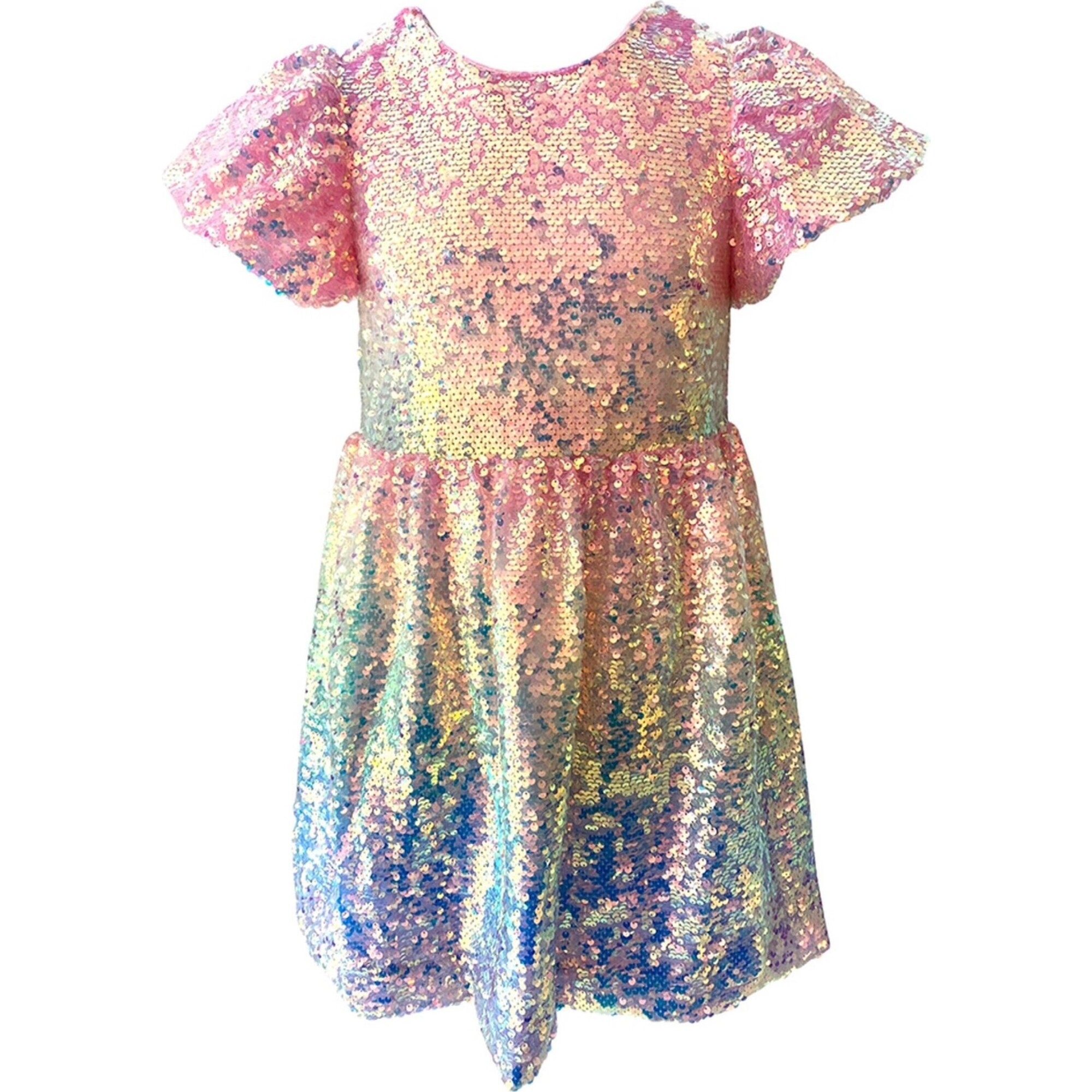 Lola and The Boys Sequin Ombre Dress 6