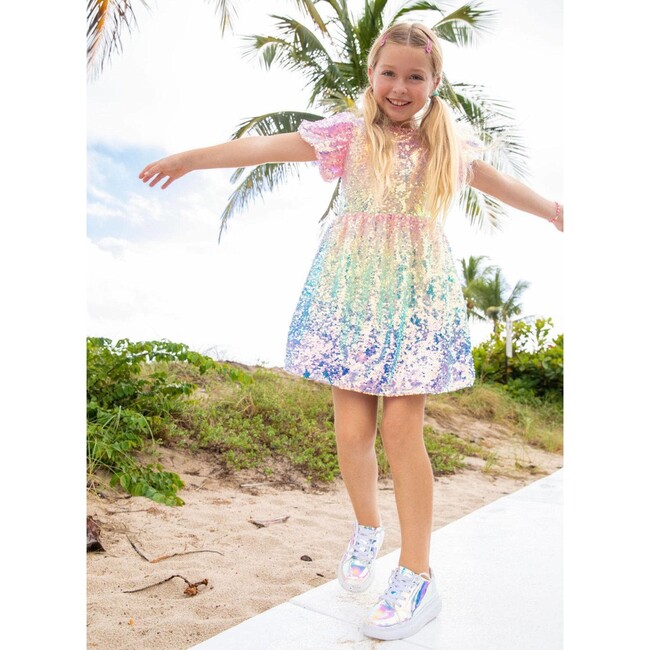 Sequin Ombre Dress, Multi