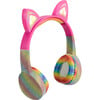 Stereo Bluetooth Rainbow Glitter Kids Headphones - Musical - 5 - thumbnail