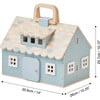 Quaint Little Cottage Portable Dollhouse - Powder Blue/Wood - Dollhouses - 6 - thumbnail