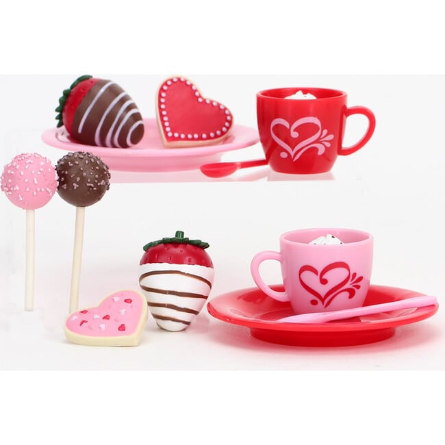 18" Doll, Warm Your Heart Hot Cocoa & Sweets Set, Light Pink - Doll Accessories - 3
