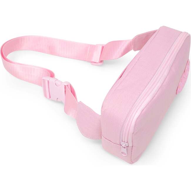 Sequin Heart Belt Bag, Pink - Bags - 4