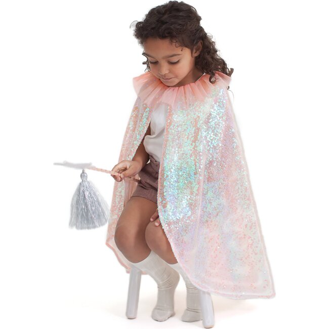 Iridescent Sequin Cape & Wand - Costumes - 3