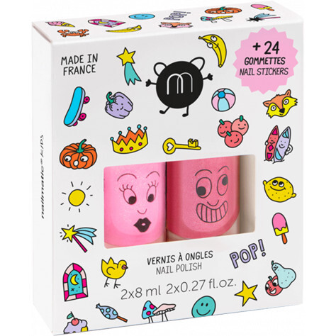 POP Polish and Nail Stickers Set