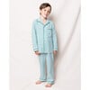 Pajama Set, Emerald Ticking - Pajamas - 2 - thumbnail