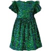 Emerald Shimmer Party Dress - Dresses - 1 - thumbnail