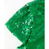 Festive Sequin Dress, Emerald - Dresses - 5 - thumbnail