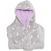 Cozy Switch Robe Reversible Glow in the Dark & Sherpa Robe for Kids, Orchid Bloom Kitten - Robes - 4