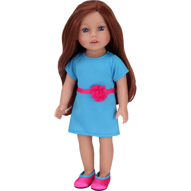 18" Doll Hailey Auburn Vinyl Doll
