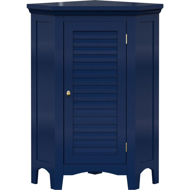 Teamson Home Glancy Corner Floor Cabinet, Navy