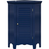 Teamson Home Glancy Corner Floor Cabinet, Navy - Bathroom - 1 - thumbnail