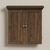 Teamson Home Stratford Removable Wall Cabinet, Walnut - Bathroom - 2 - thumbnail