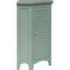 Teamson Home Glancy Corner Floor Cabinet, Sage Green - Bathroom - 5 - thumbnail