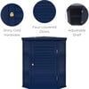 Teamson Home Glancy Corner Wall Cabinet, Navy - Bathroom - 4 - thumbnail