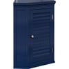 Teamson Home Glancy Corner Wall Cabinet, Navy - Bathroom - 5 - thumbnail