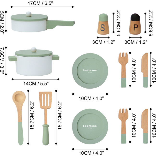 Little Chef Frankfurt Wooden Cookware Accessories