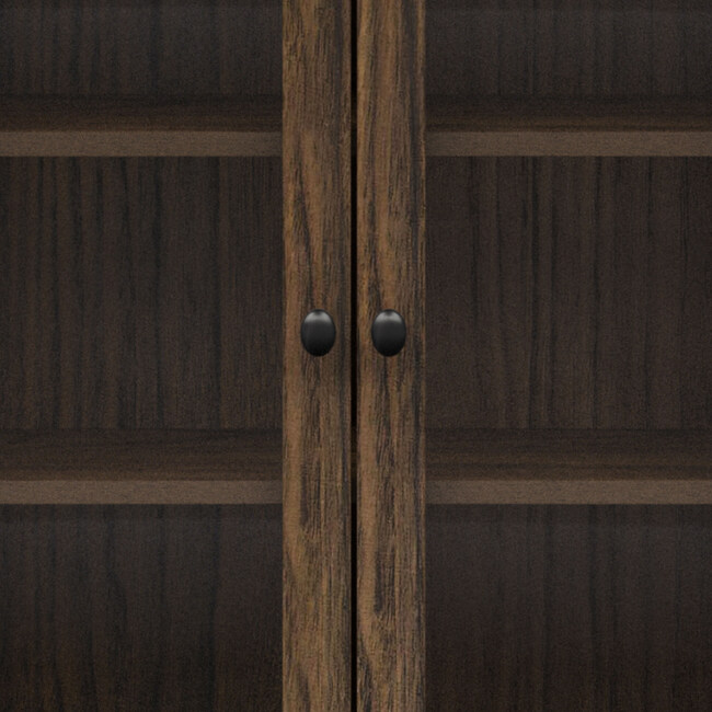 Teamson Home Donovan Removable Wall Cabinet, Walnut - Bathroom - 7