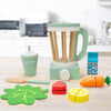 Little Chef Frankfurt Wooden Blender Play Kitchen Accessories, Green - Play Food - 4 - thumbnail