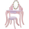 Little Princess Rapunzel Vanity with LED Illuminated Mirror - Play Vanities - 1 - thumbnail
