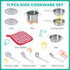 Little Chef Frankfurt Stainless Steel Cooking Accessory Set - Play Food - 2 - thumbnail