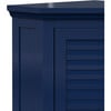 Teamson Home Glancy Corner Floor Cabinet, Navy - Bathroom - 7 - thumbnail