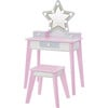 Little Princess Star Vanity with LED Illuminated Mirror - Play Vanities - 1 - thumbnail