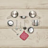 Little Chef Frankfurt Stainless Steel Cooking Accessory Set - Play Food - 3 - thumbnail