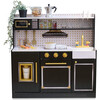 Teamson Kids Little Chef St. Louis 2-Pcs Wooden Play Kitchen with 15 Accessories, Black - Play Kitchens - 1 - thumbnail