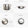 Little Chef Frankfurt Stainless Steel Cooking Accessory Set - Play Food - 5 - thumbnail