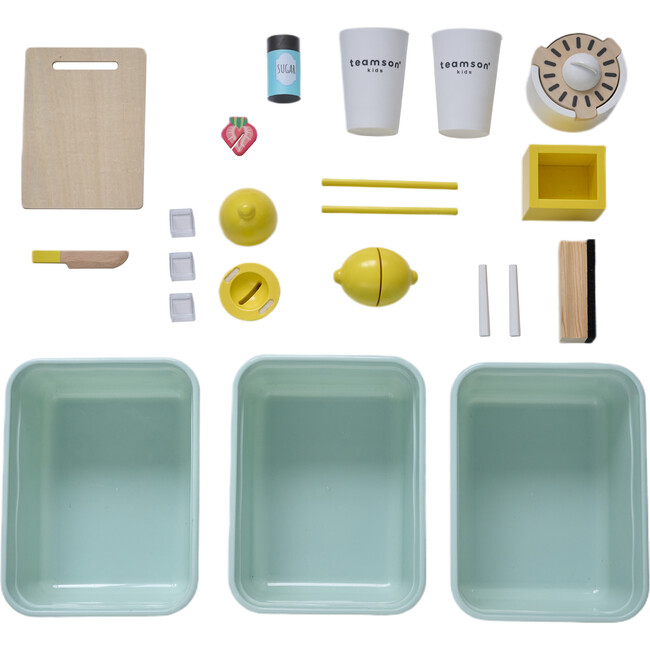 Teamson Kids Lemonade Stand Playset with Interactive Accessories - Play Kitchens - 3