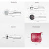 Little Chef Frankfurt Stainless Steel Cooking Accessory Set - Play Food - 6 - thumbnail