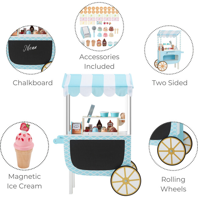 My Little Helper Ice Cream Cart - Play Kitchens - 3