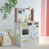 Teamson Kids Little Chef Lake Tahoe Wooden Play Kitchen - Washer & Mini Garden, Green - Play Kitchens - 6