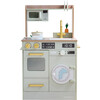 Teamson Kids Little Chef Lake Tahoe Wooden Play Kitchen - Washer & Mini Garden, Green - Play Kitchens - 7