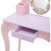 Little Princess Rapunzel Vanity with LED Illuminated Mirror - Play Vanities - 5 - thumbnail