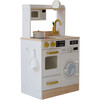 Teamson Kids Little Chef Lake Tahoe Wooden Play Kitchen - Washer & Mini Garden, White - Play Kitchens - 7